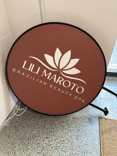 Customer photo review of Custom Neon Sign