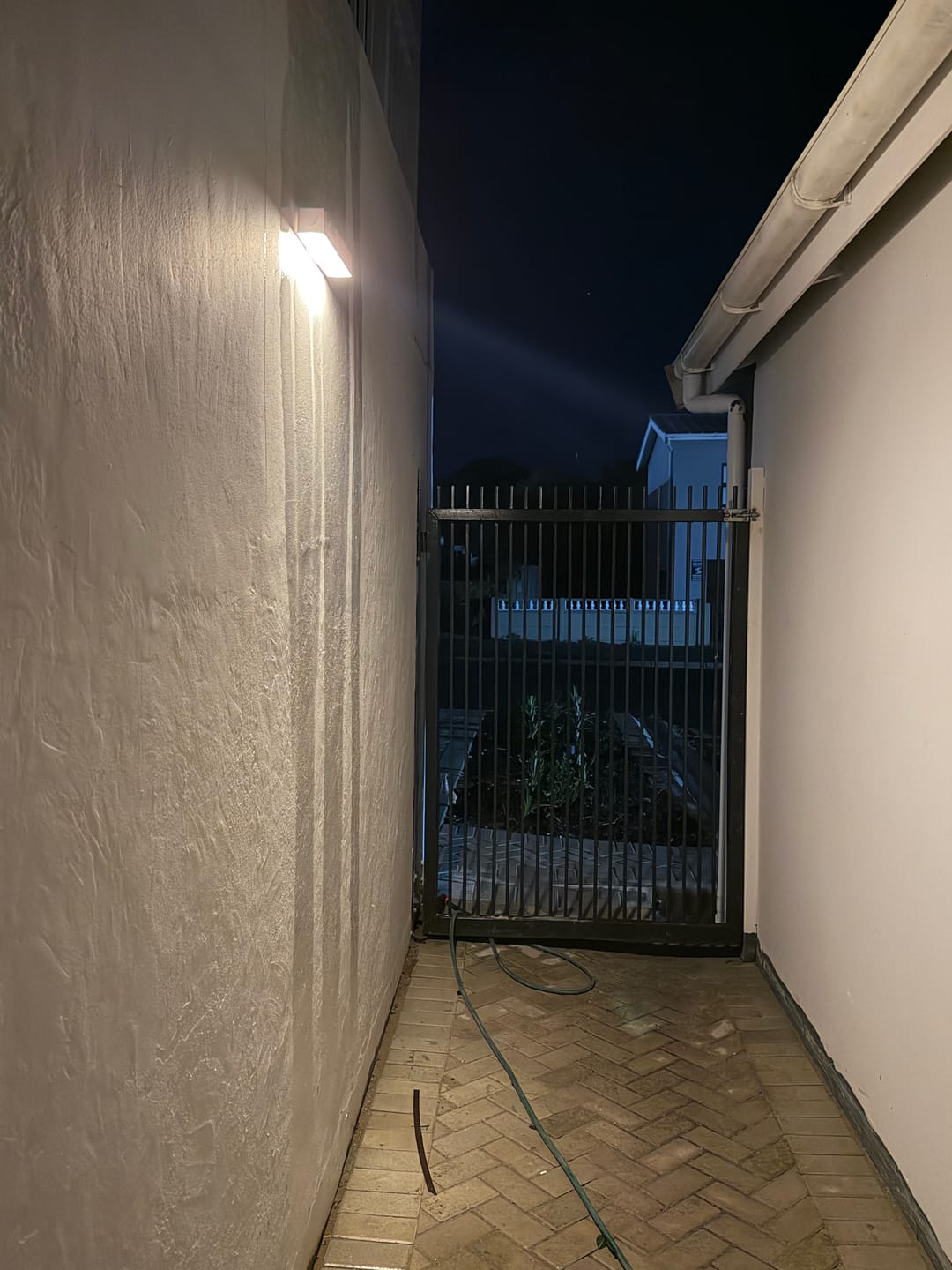 Customer photo review of Solar Wall Light with Motion Sensor