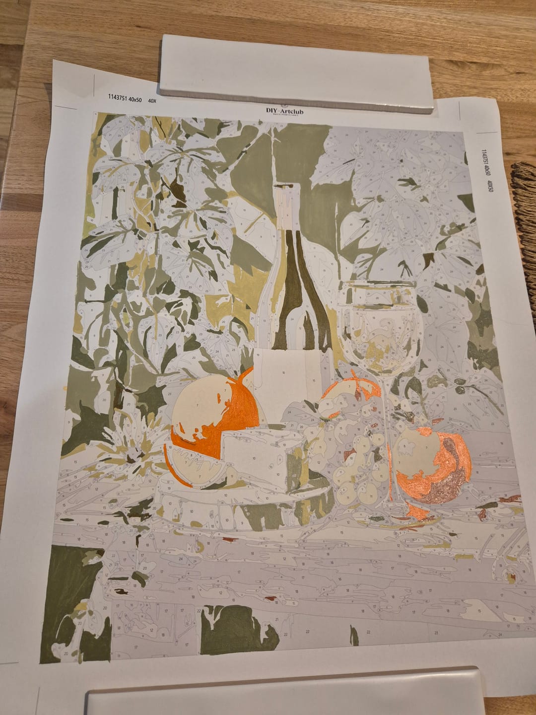 Customer photo review of A taste of Provence | Paint by Number