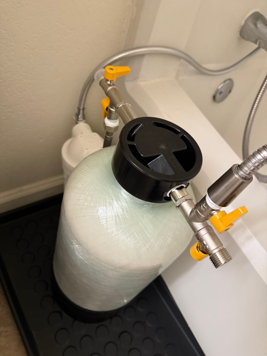 Customer photo review of Shower Water Softener System
