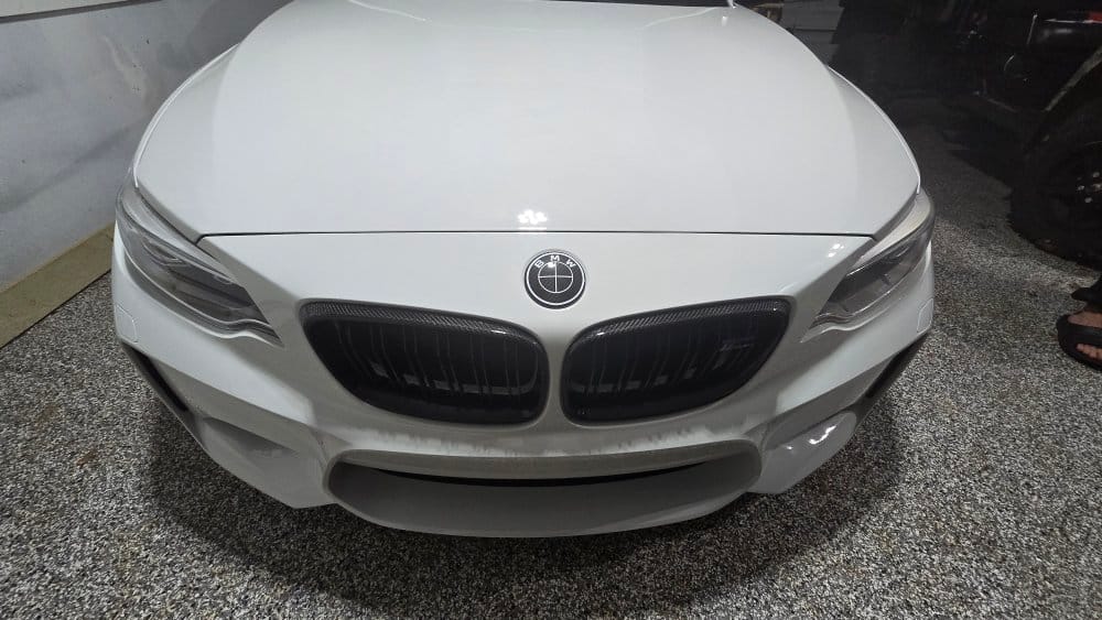 Customer photo review of BMW Roundel Emblem Covers - Full Carbon Fiber