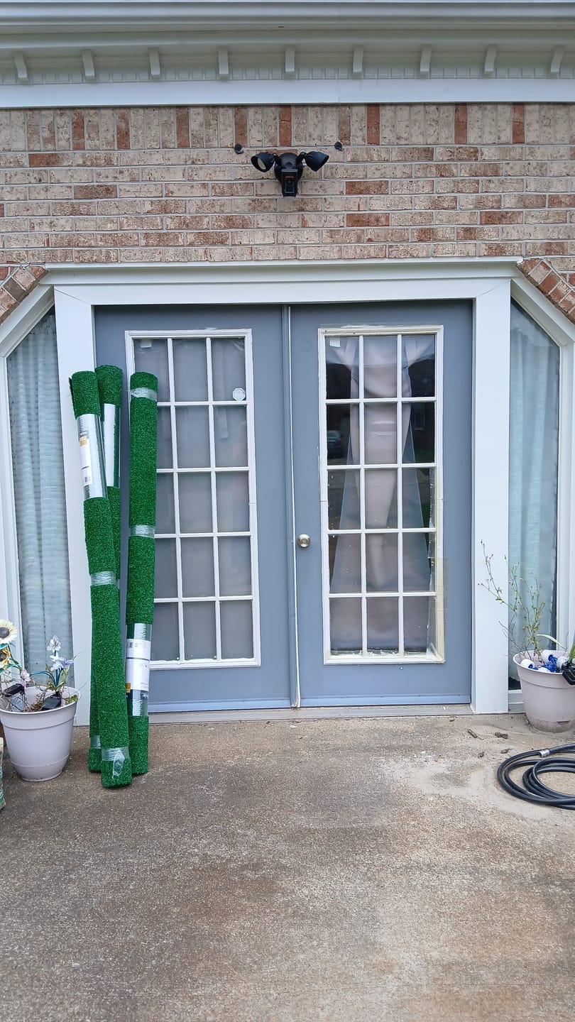 Customer photo review of Venting 1 Lite Glass and Frame Kit (Full Lite)
