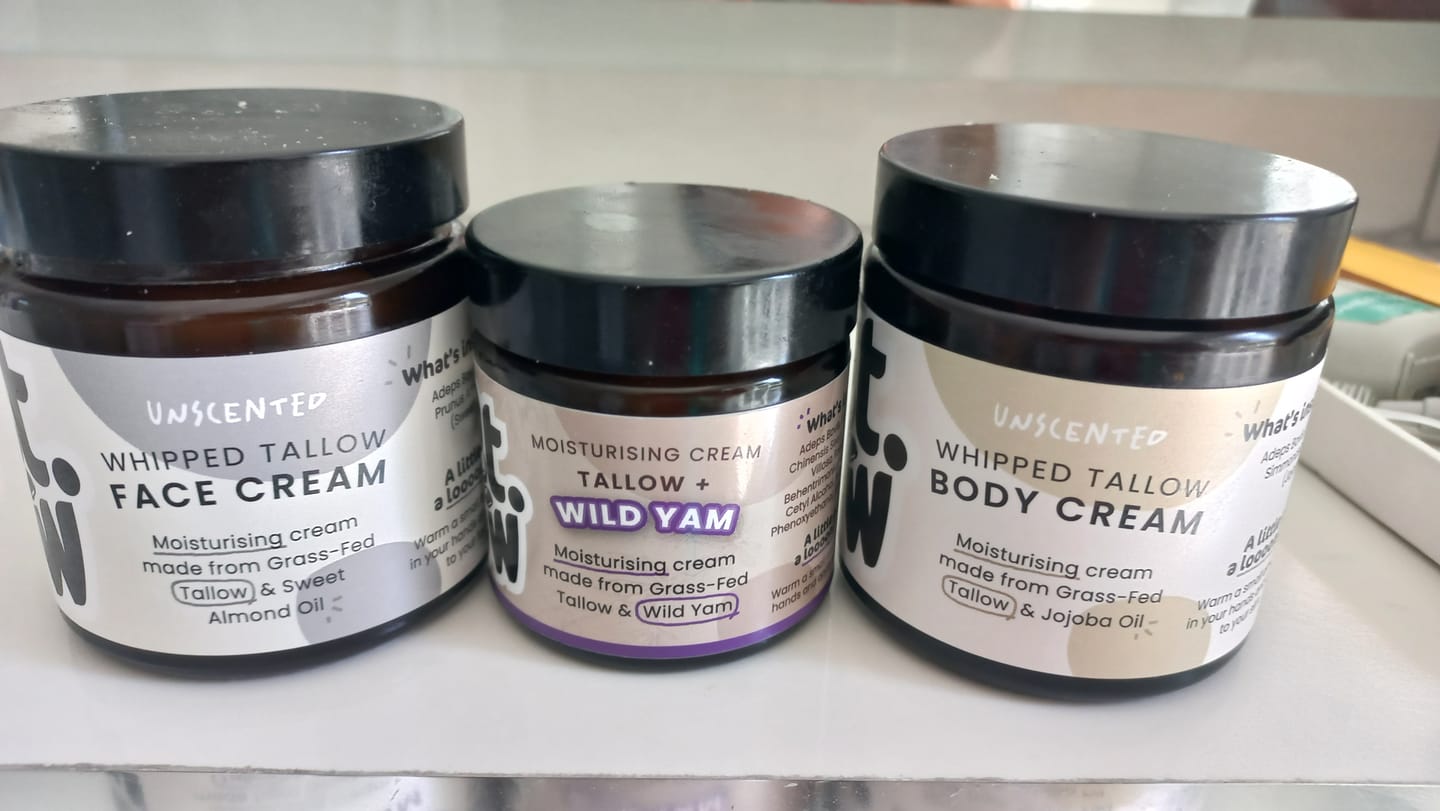 Customer photo review of Whipped Grass-Fed Tallow Body Cream | With Jojoba Oil