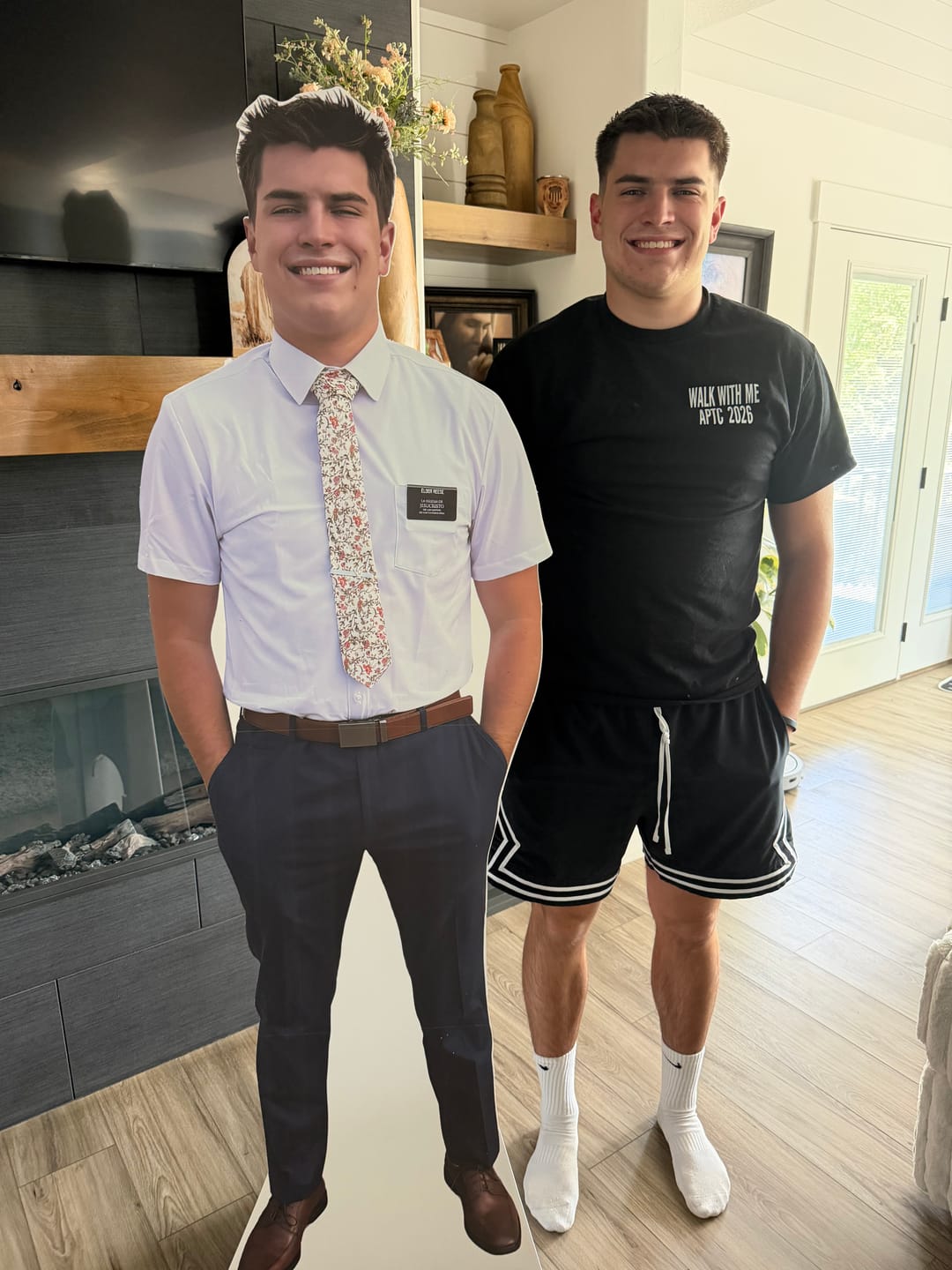 Customer photo review of Personalized Cardboard Cutouts | Custom Life Size Cutout