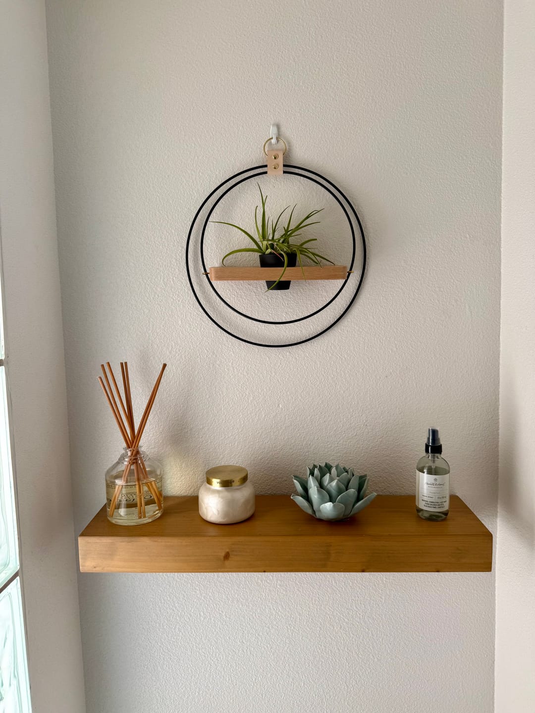 Customer photo review of Air Plant Shelf + Pot Duo