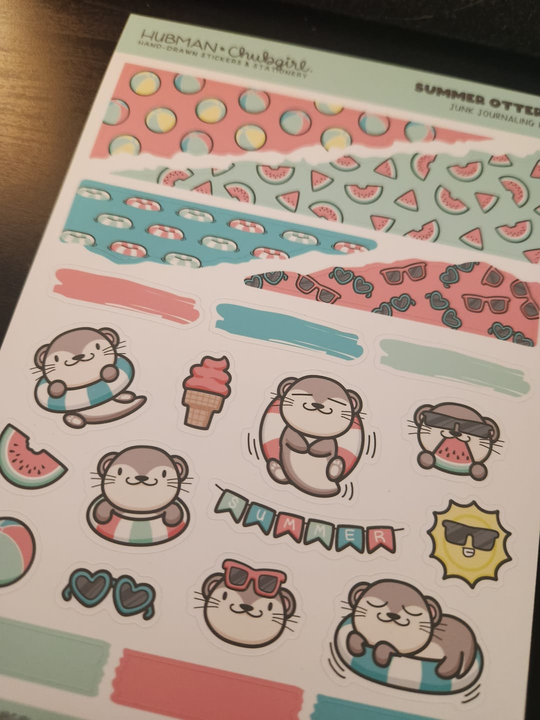 Customer photo review of Summer Otters Junk Journaling Kit