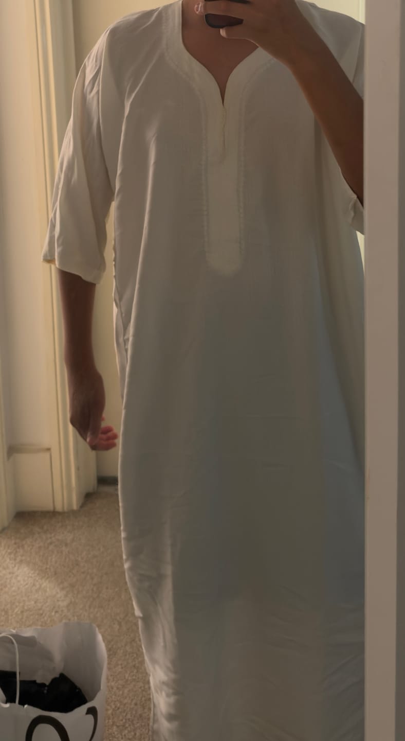 Customer photo review of MRC103 Moroccan Embroidered Thobe