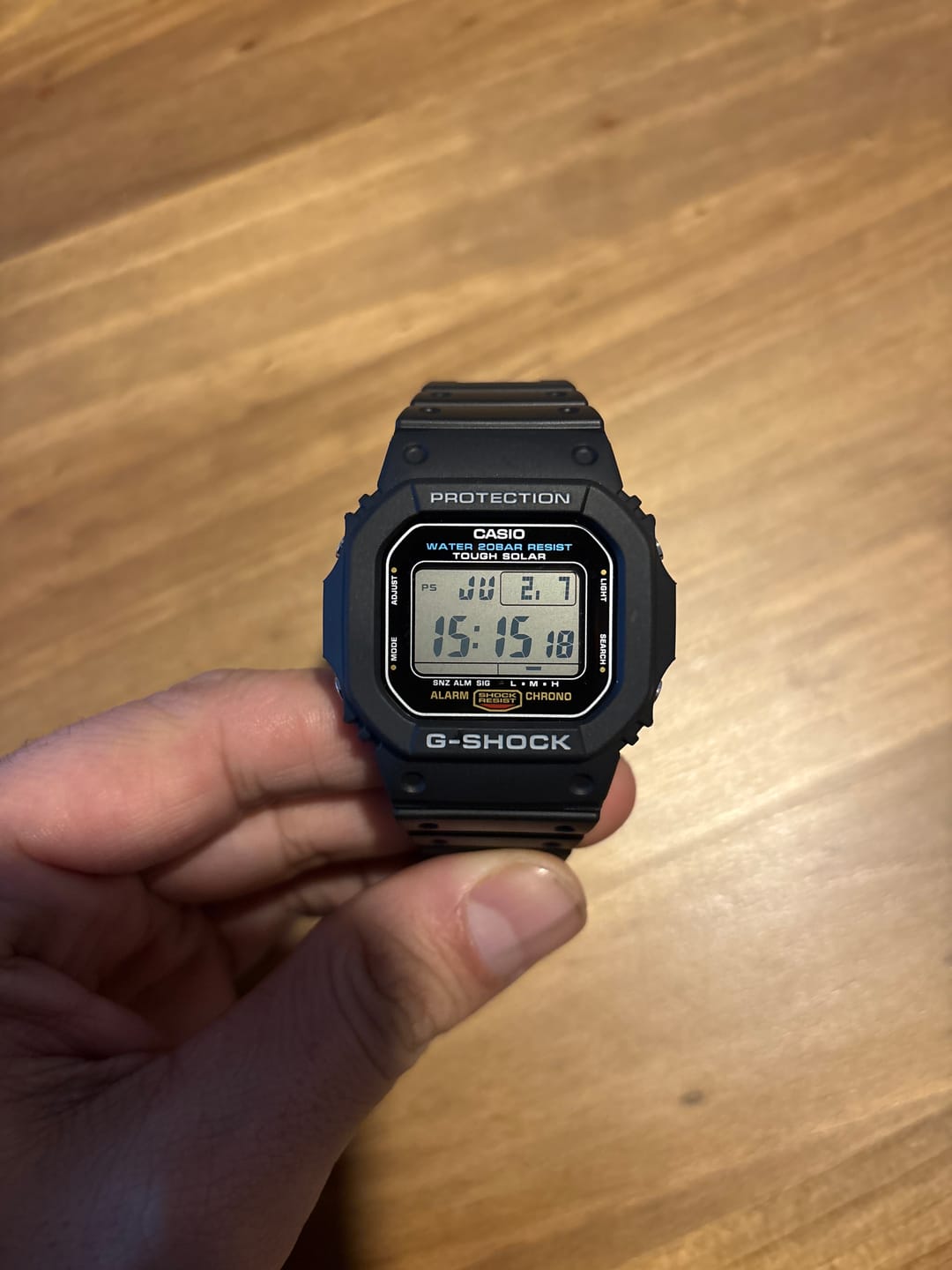 Customer photo review of Reloj Casio G-Shock Vintage G-5600UE-1 Tough Solar