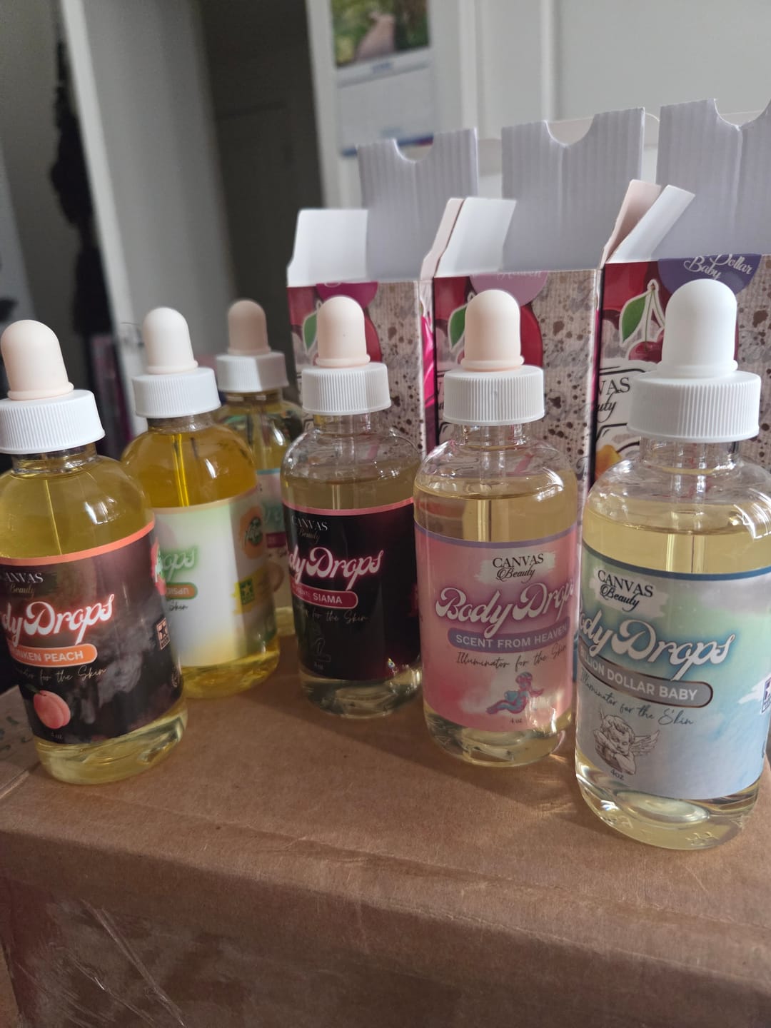 Customer photo review of (NEW) BODY DROPS: DRUNKEN PEACH