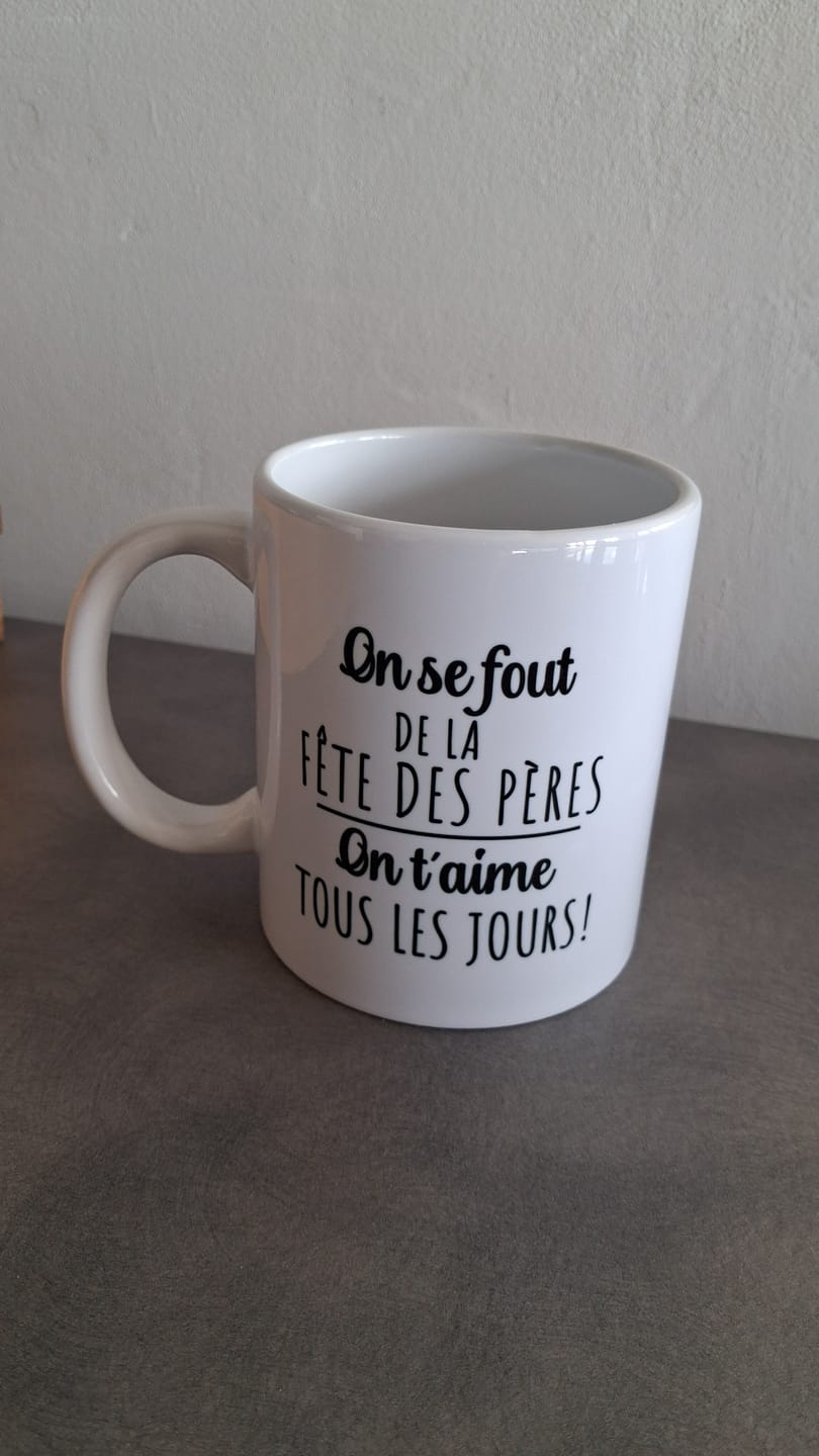 Customer photo review of Juste pour papa - Tasse personnalisée pour la fête des pères