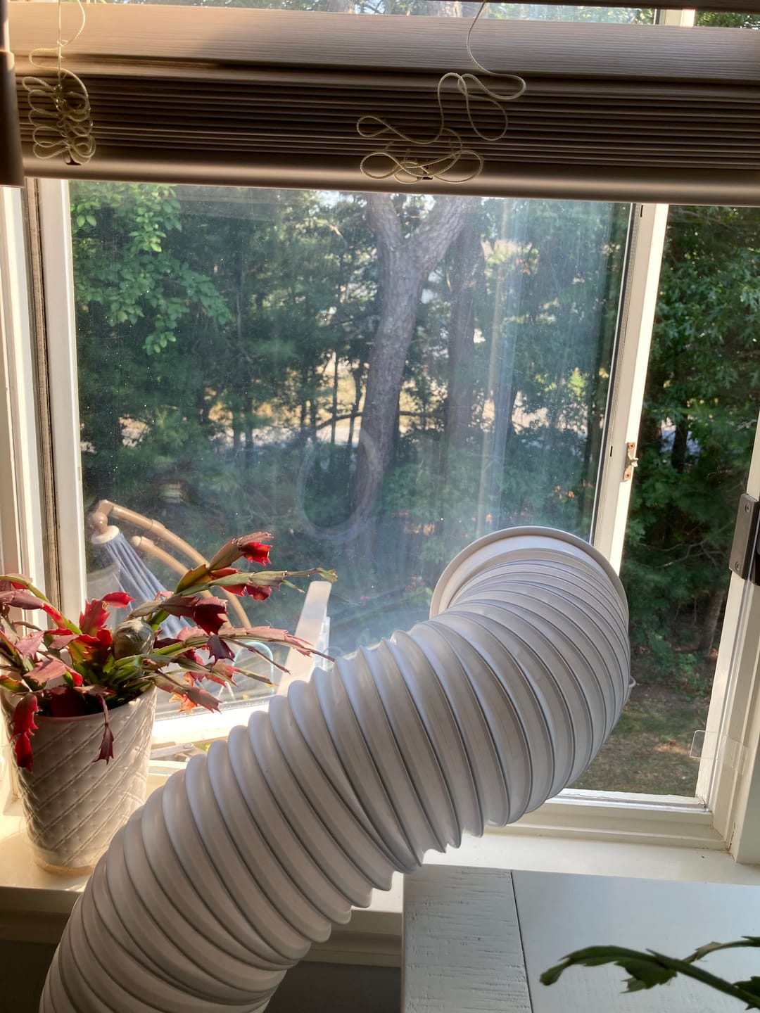 Customer photo review of Custom Portable AC Window Kit for Casement Windows