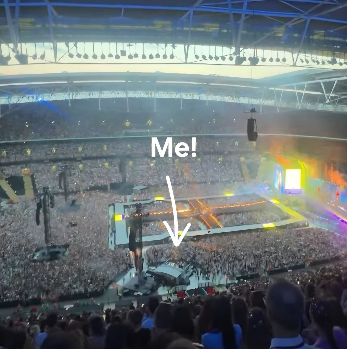 Customer photo review of Harry Styles - Personalised Newspaper Style Concert Poster