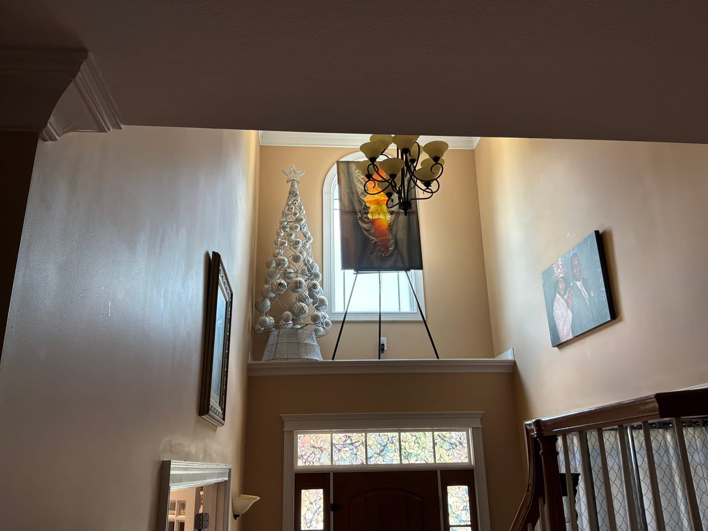 Customer photo review of The Veil Was Torn at Jesus' Crucifixion - Christian Wall Art Canvas