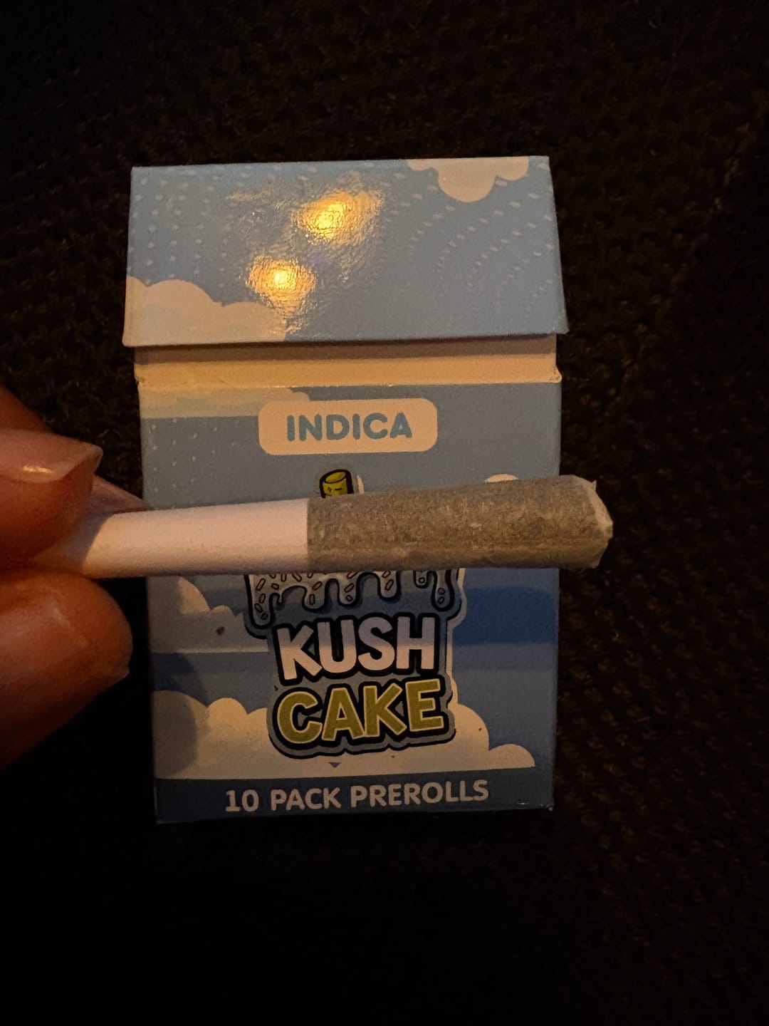 Customer photo review of Kush Cake - Pack of Pre-Rolls (10 Pack) - Indica