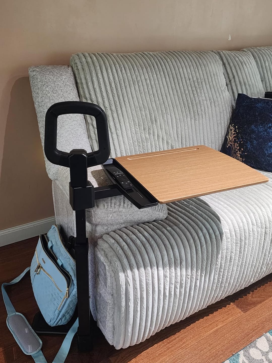 Customer photo review of Independence Tray Table with 360-Degree Swivel