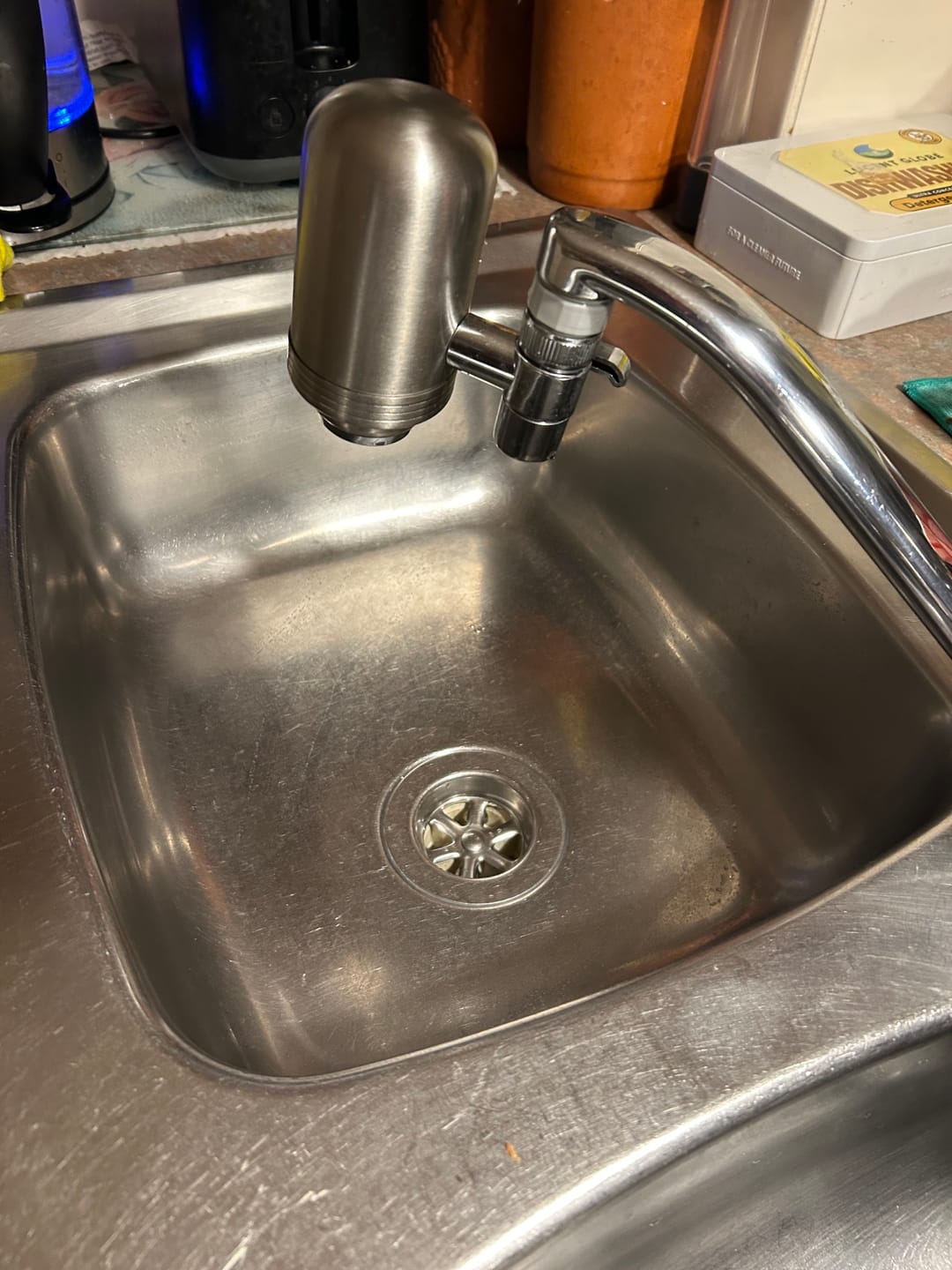 Customer photo review of EcoPure™ Stainless Steel Tap Water Filter