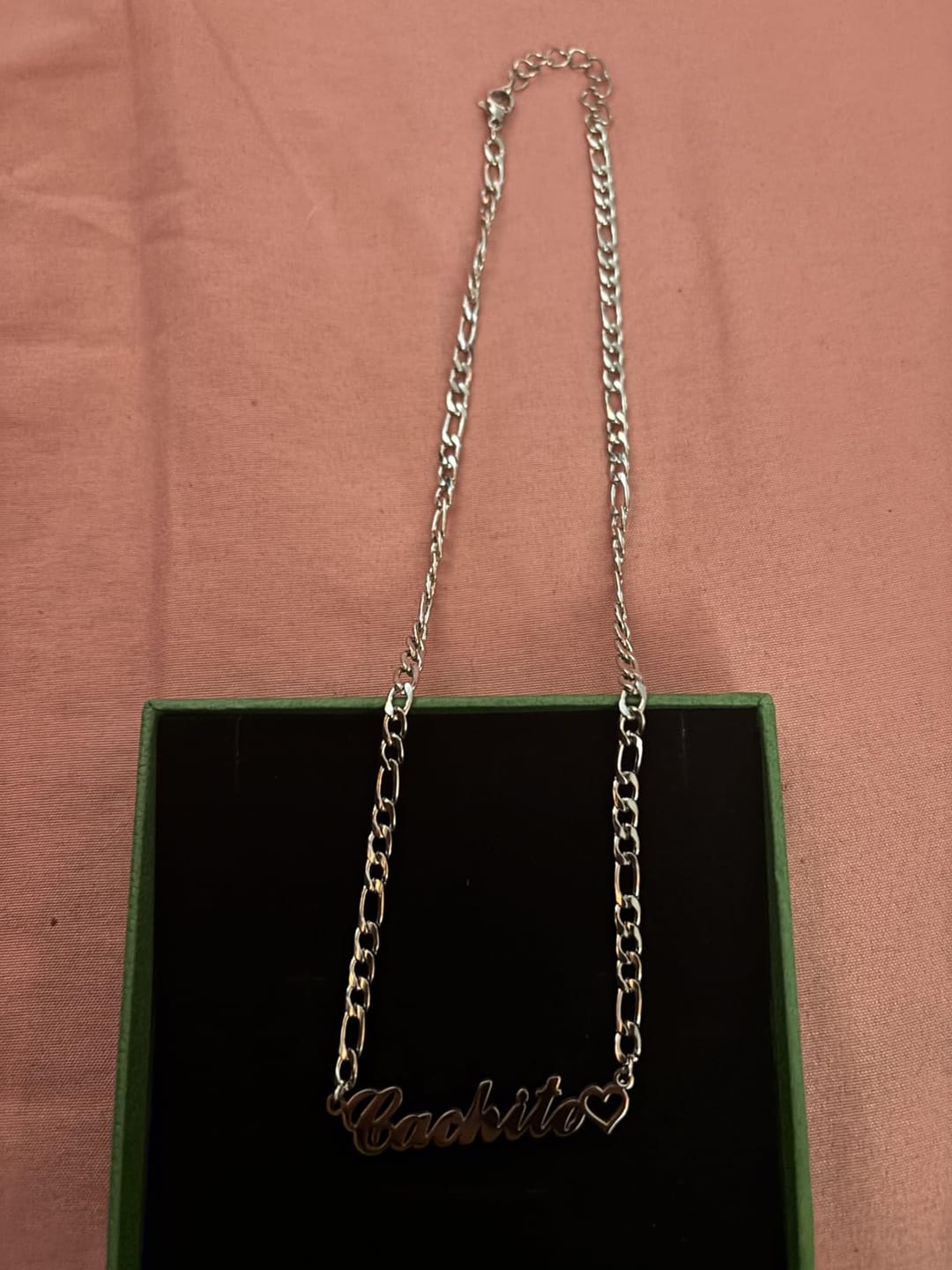 Customer photo review of Personalized Name Necklace for Women | Custom Gift for Her
