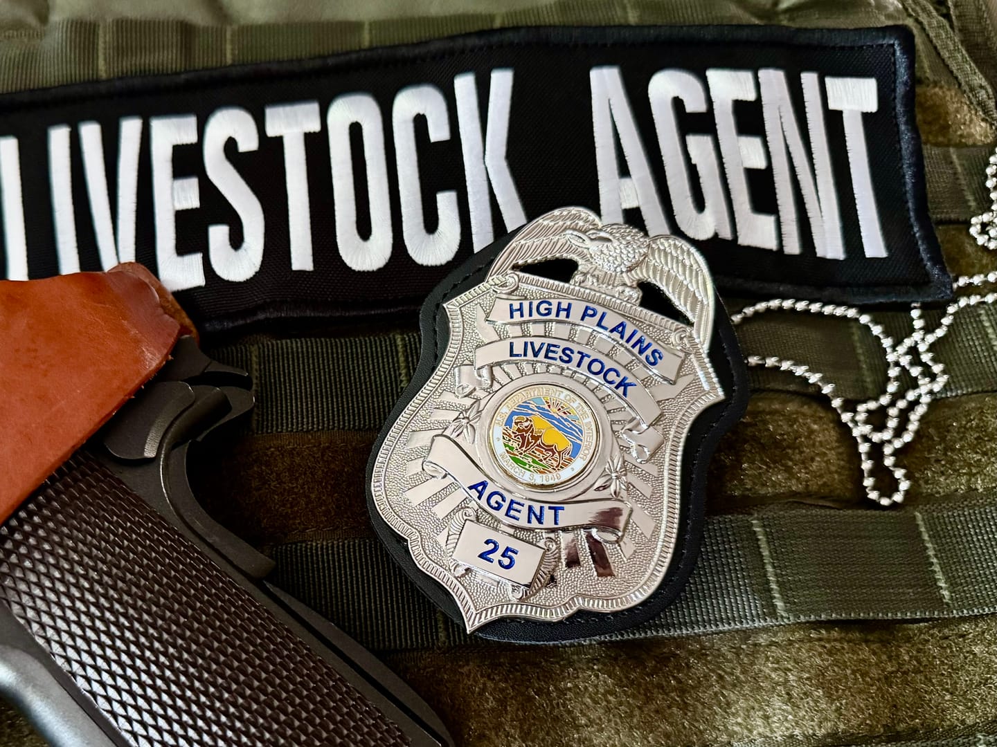 Customer photo review of Customizable Badge MA25