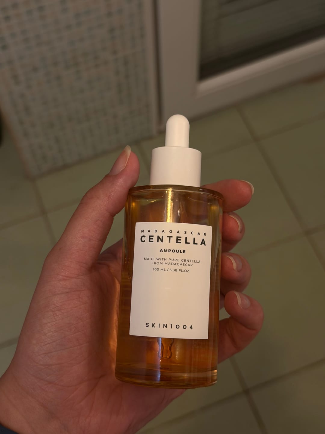 Customer photo review of Ampula ar azijas centellas ekstraktu SKIN1004 Madagascar Centella Ampoule