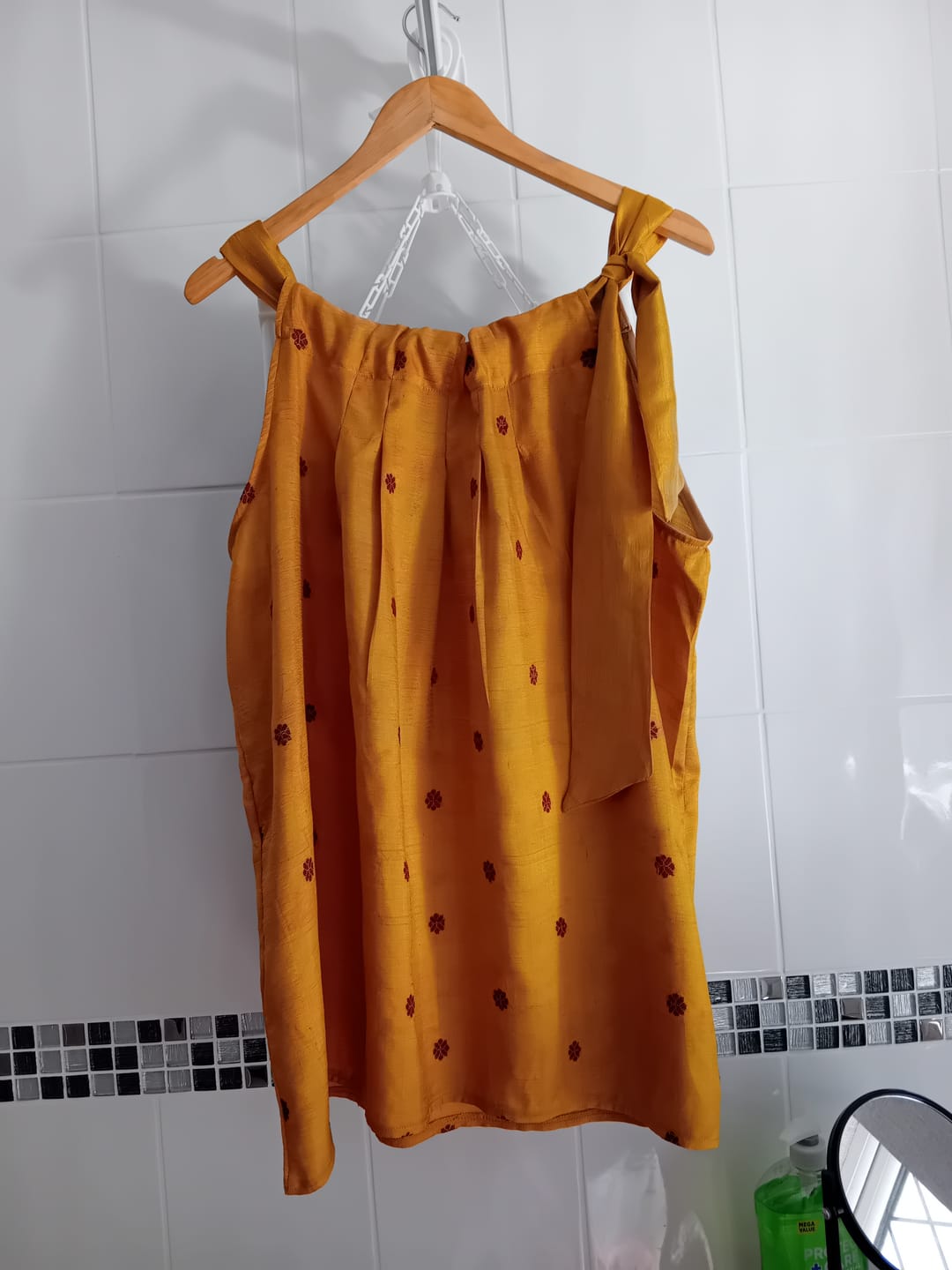 Customer photo review of Pure Silk Scarves Bargain Bundle (20 scarves)