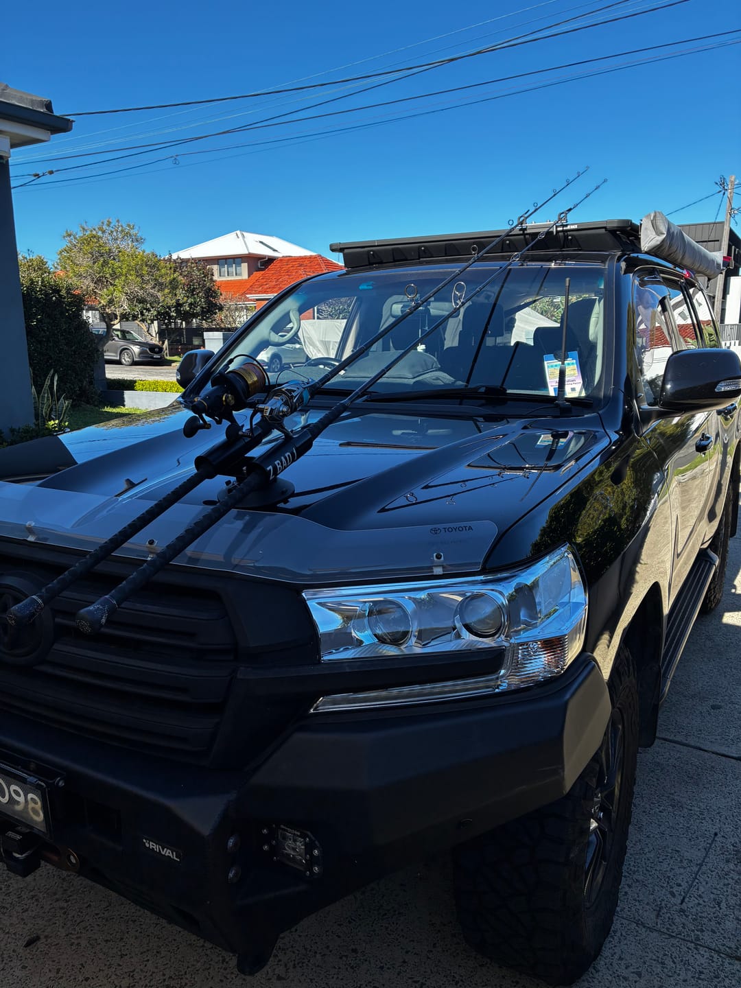 Customer photo review of ZBAD1 - Super Suction Mount Rod Holder