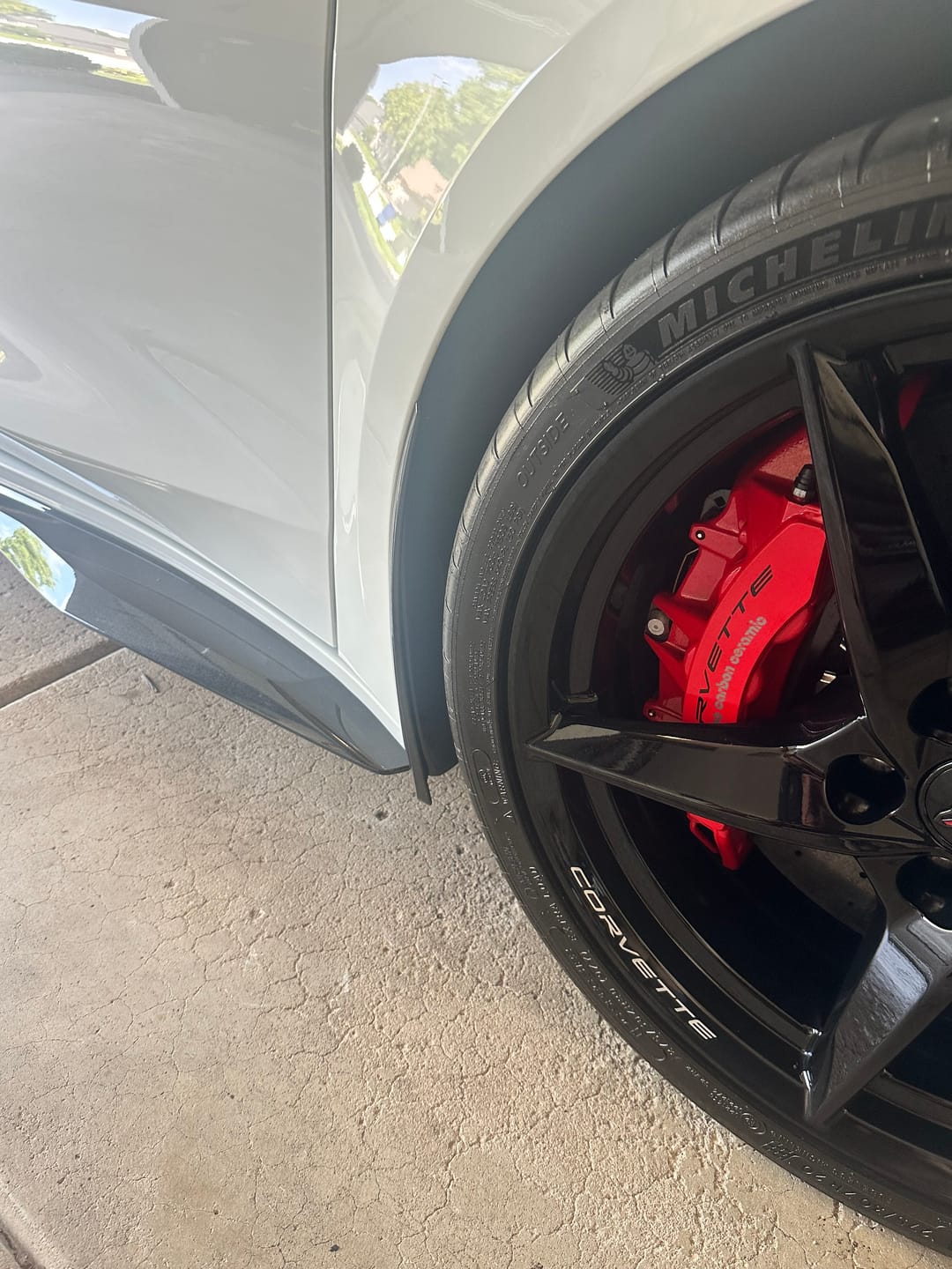 Customer photo review of Corvette C8 Z06 / E-Ray XL Extended Splash Guard
