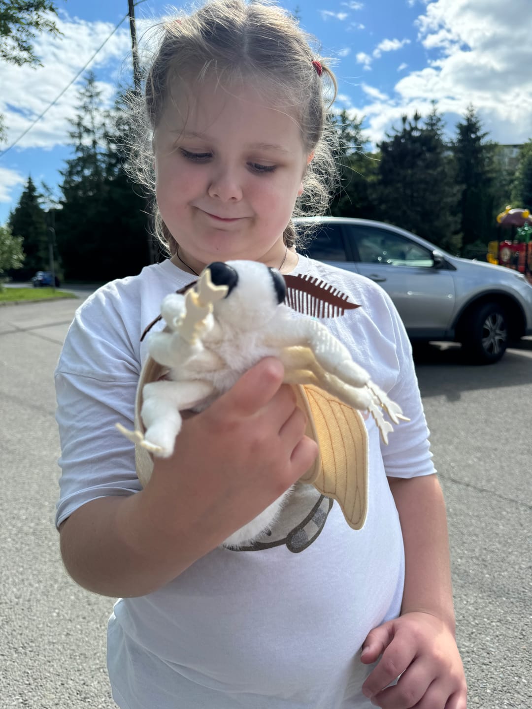 Customer photo review of Silkworm Moth Soft Stuffed Plush Toy