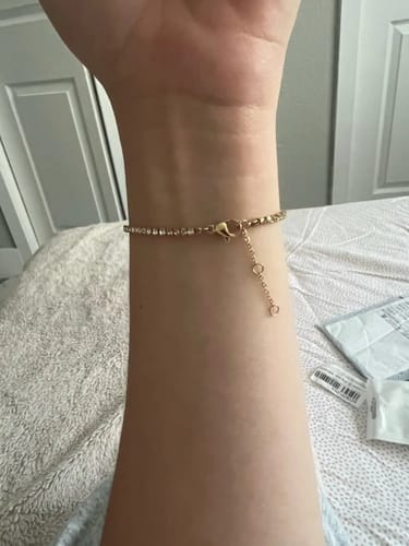 Customer photo review of Monaco Tennis Bracelet