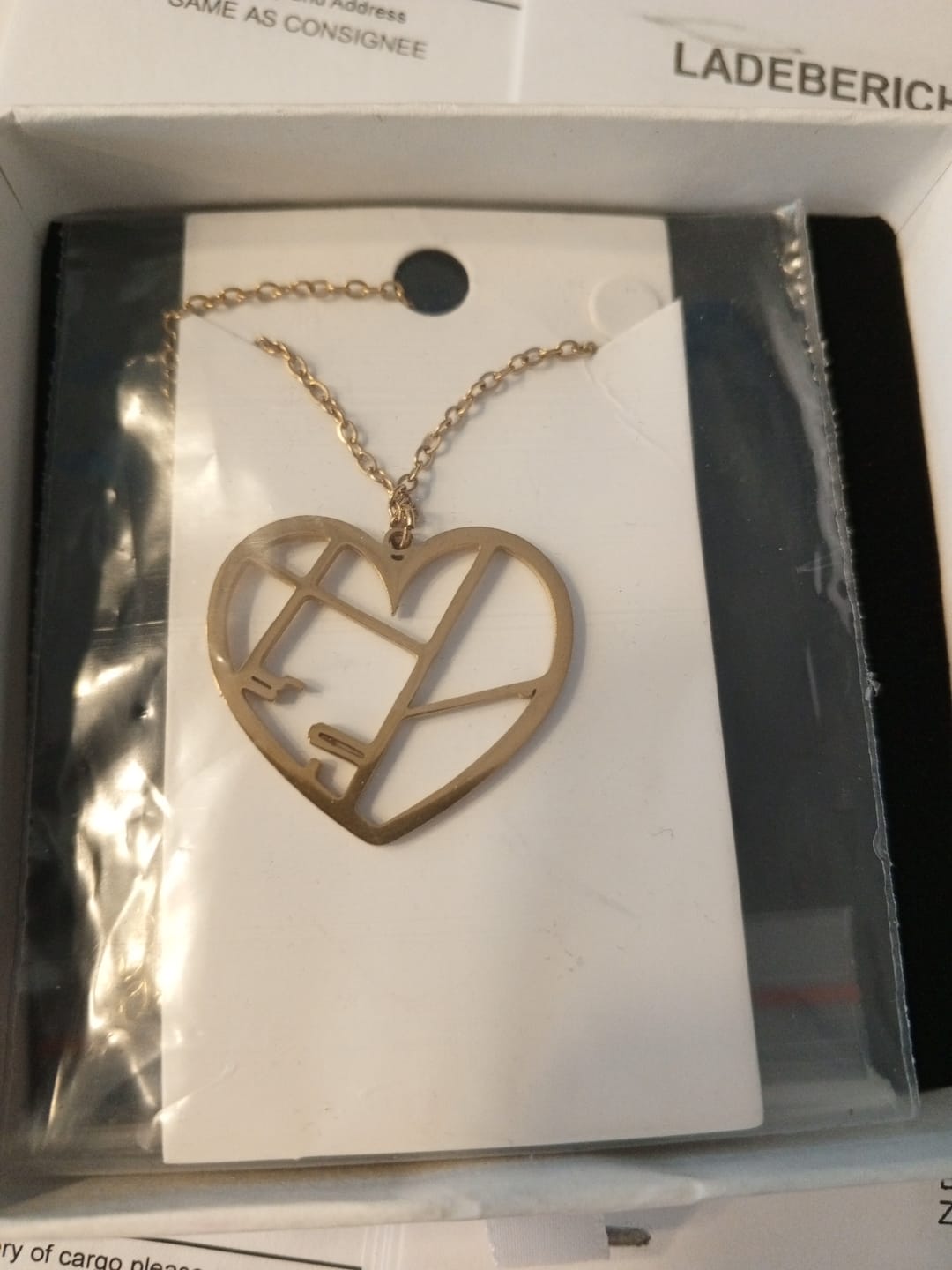 Customer photo review of Collar personalizado con mapa