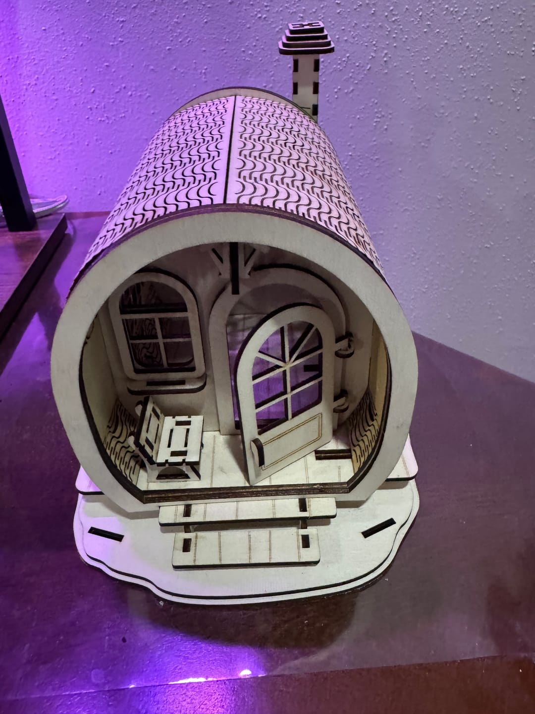 Customer photo review of Fairy Wagon Lantern SVG Laser Cut File