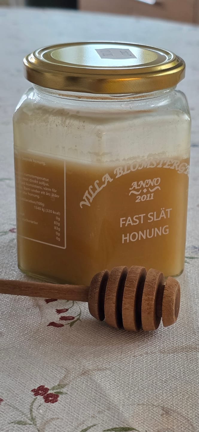 Customer photo review of Flytande honung 500 g – Svensk honung direkt från biodlare