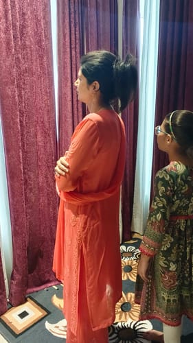 Customer photo review of Zimra Mauve Pink Viscose 3 Piece Set