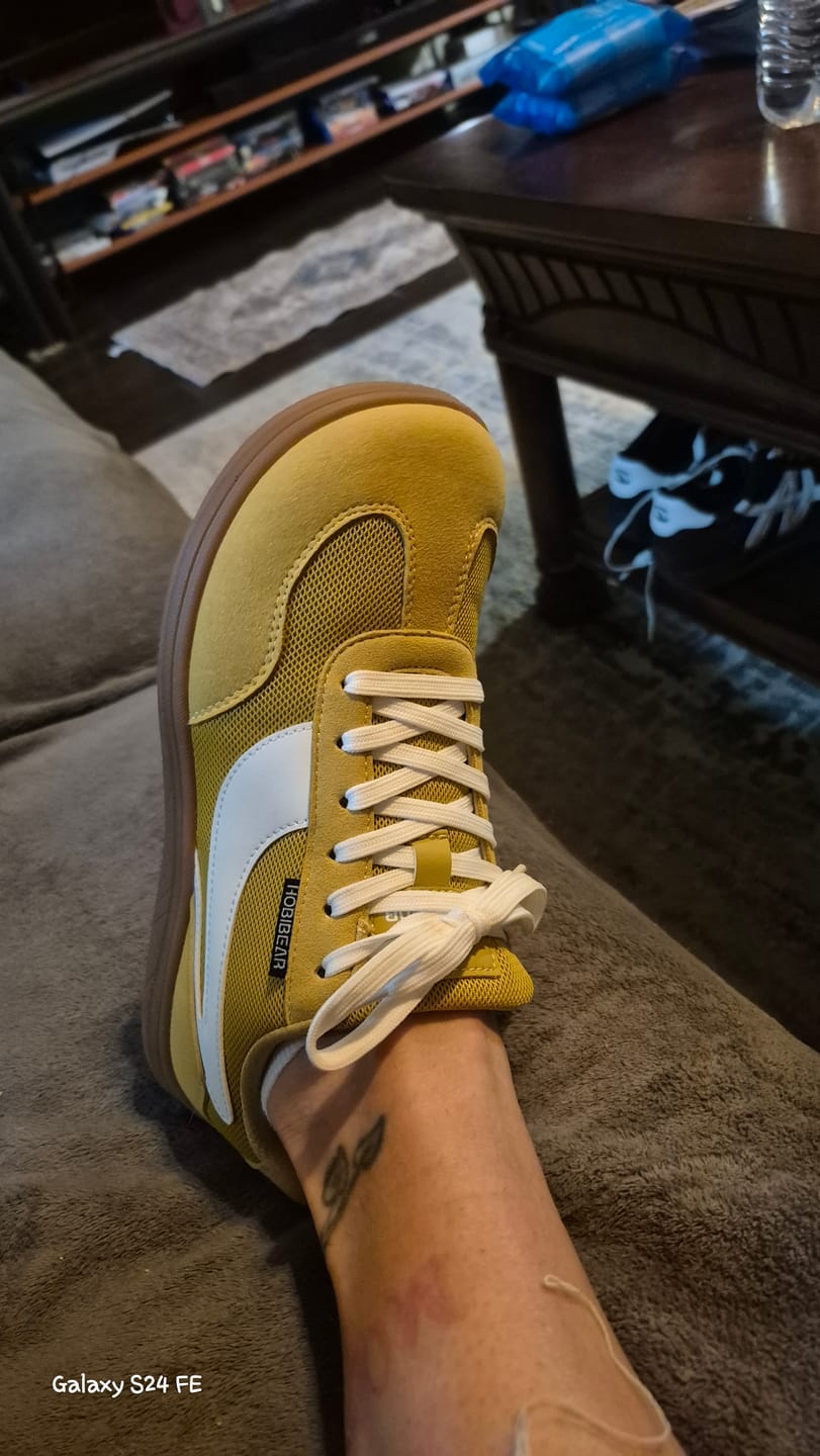 Customer photo review of Sedge - Wide Toe Sneakers