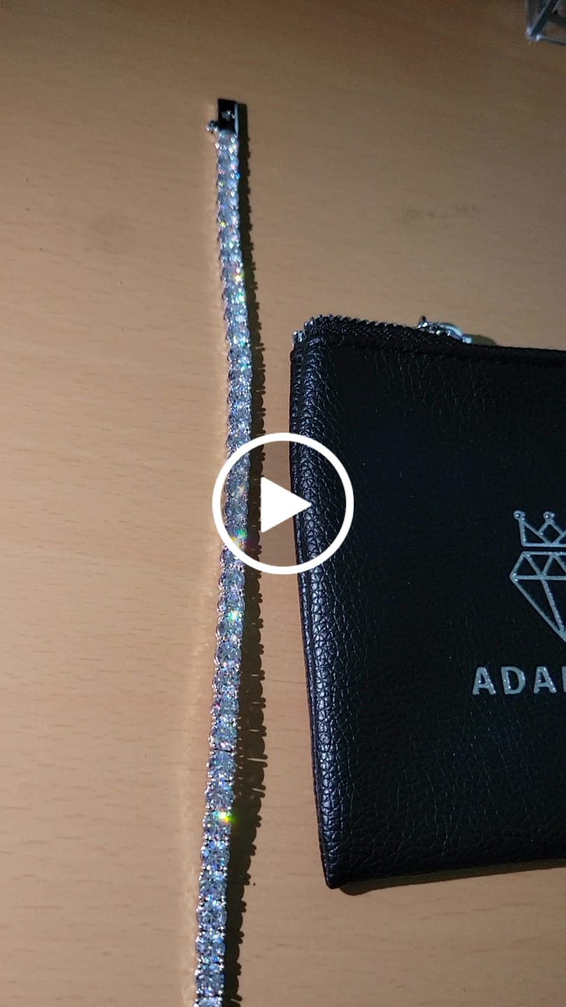 Customer video review of 5mm Diamond Tennis Bracelet - 14k White Gold