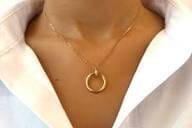 Customer photo review of Nail necklace
