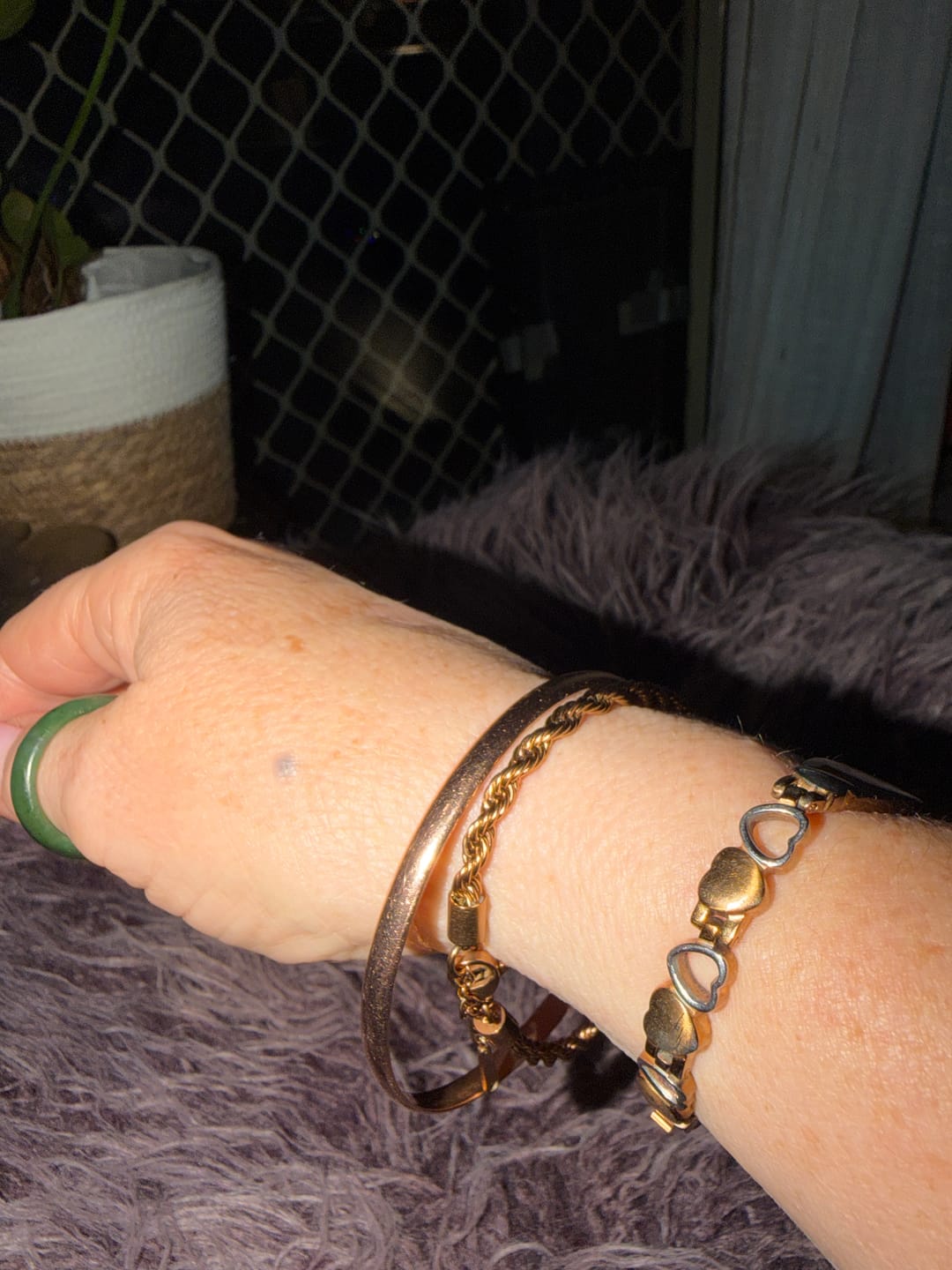 Customer photo review of Classic Twist Rope Anklet