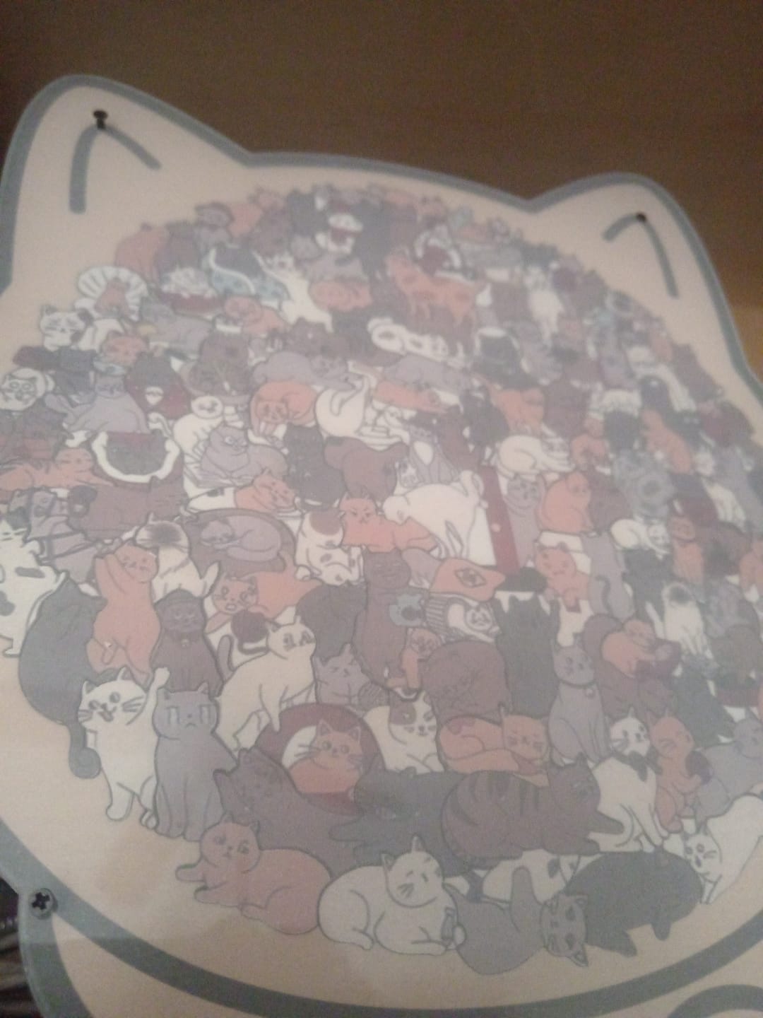 Customer photo review of Puzzle Mil Gatos