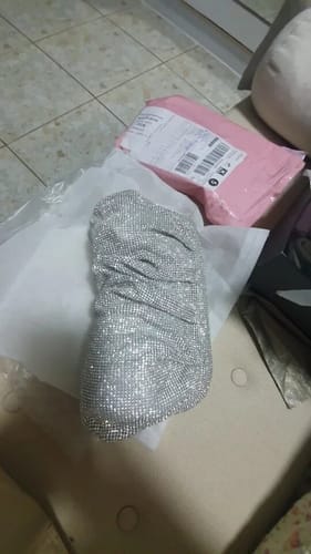 Customer photo review of Mila Poche x Dazzle clutch