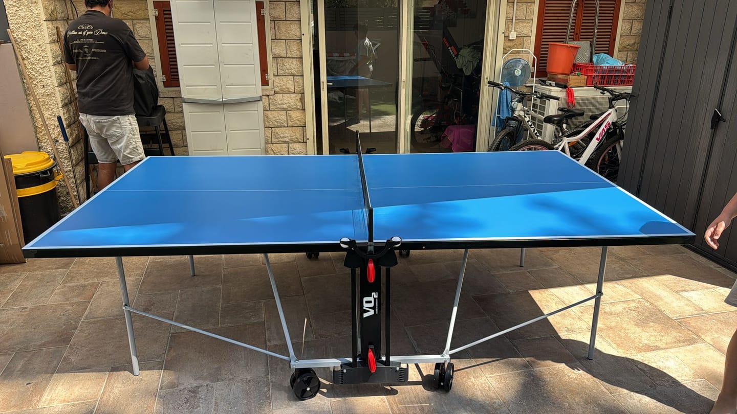 Customer photo review of כיסוי שולחן פינג פונג - Joola Table Cover