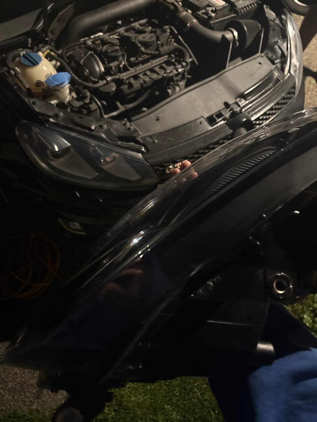 Customer photo review of Volkswagen Golf Mk6 Sequential Mk7.5 Style Xenon Angel LED Headlights (2009 - 2012)