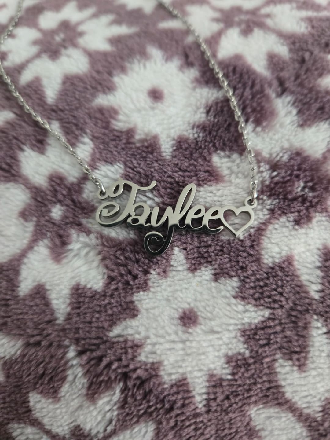 Customer photo review of Personalized Name Necklace for Women | Custom Gift for Her