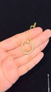 Customer photo review of Nail necklace