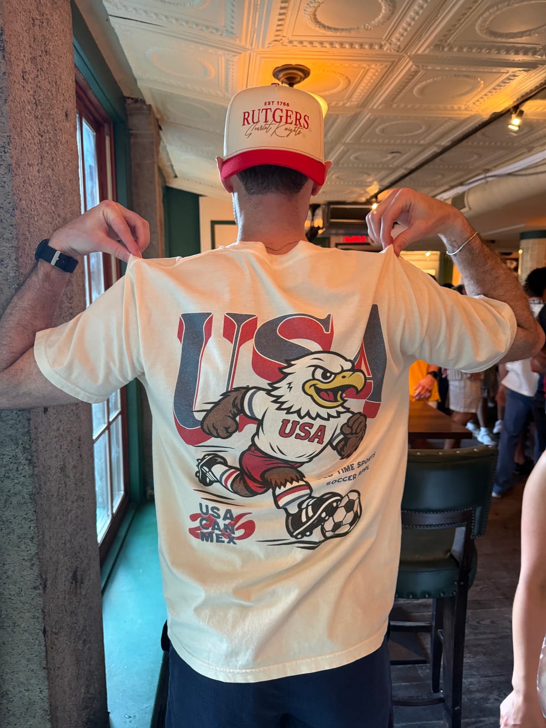 Customer photo review of United States Soccer Team T-shirt