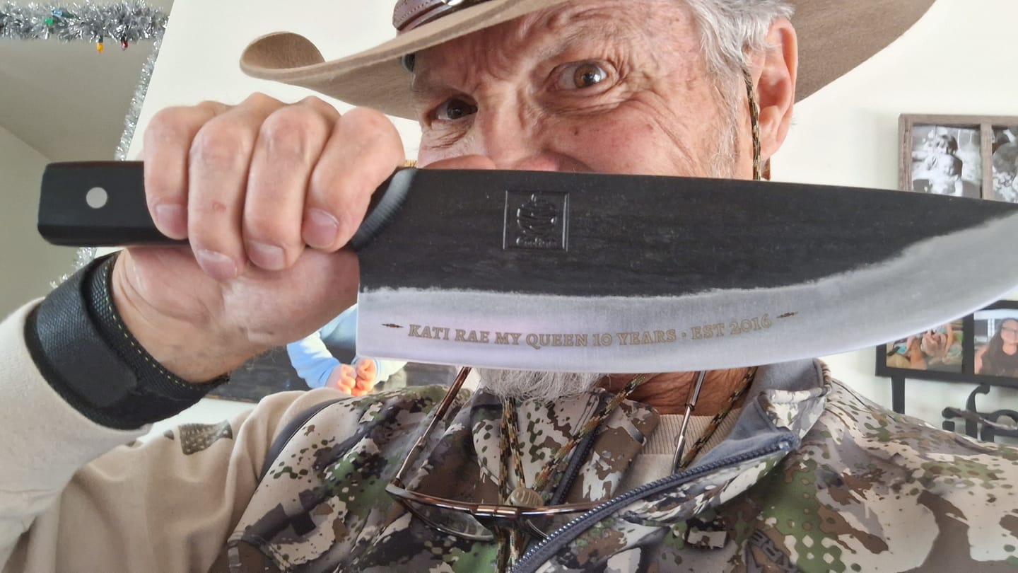 Customer photo review of Tungsten FAT 9.5" Chef knife