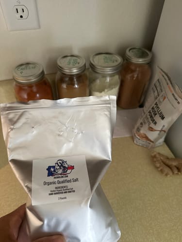 Customer photo review of Hand Harvested / Organic Qualified Salt