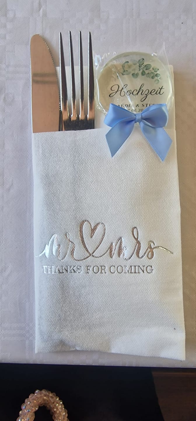 Customer photo review of Tina & Thorsten "Blumen" (Vorlage)