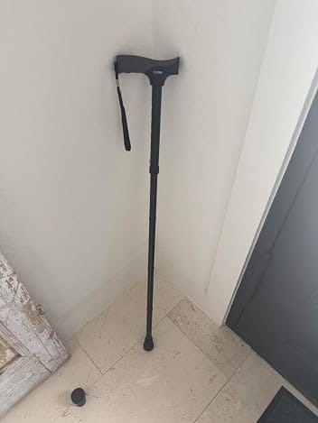 Customer photo review of Folding Adjustable Walking Cane