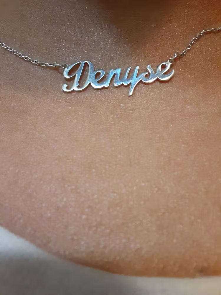 Customer photo review of Personalized Name Necklace for Women | Custom Gift for Her