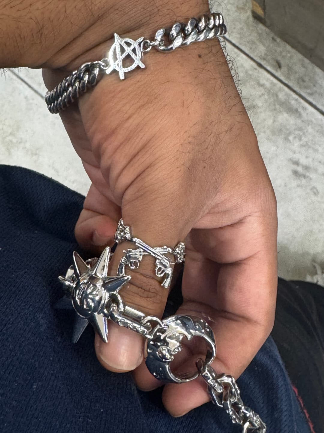 Customer photo review of ASTROLOGY WALLET CHAIN