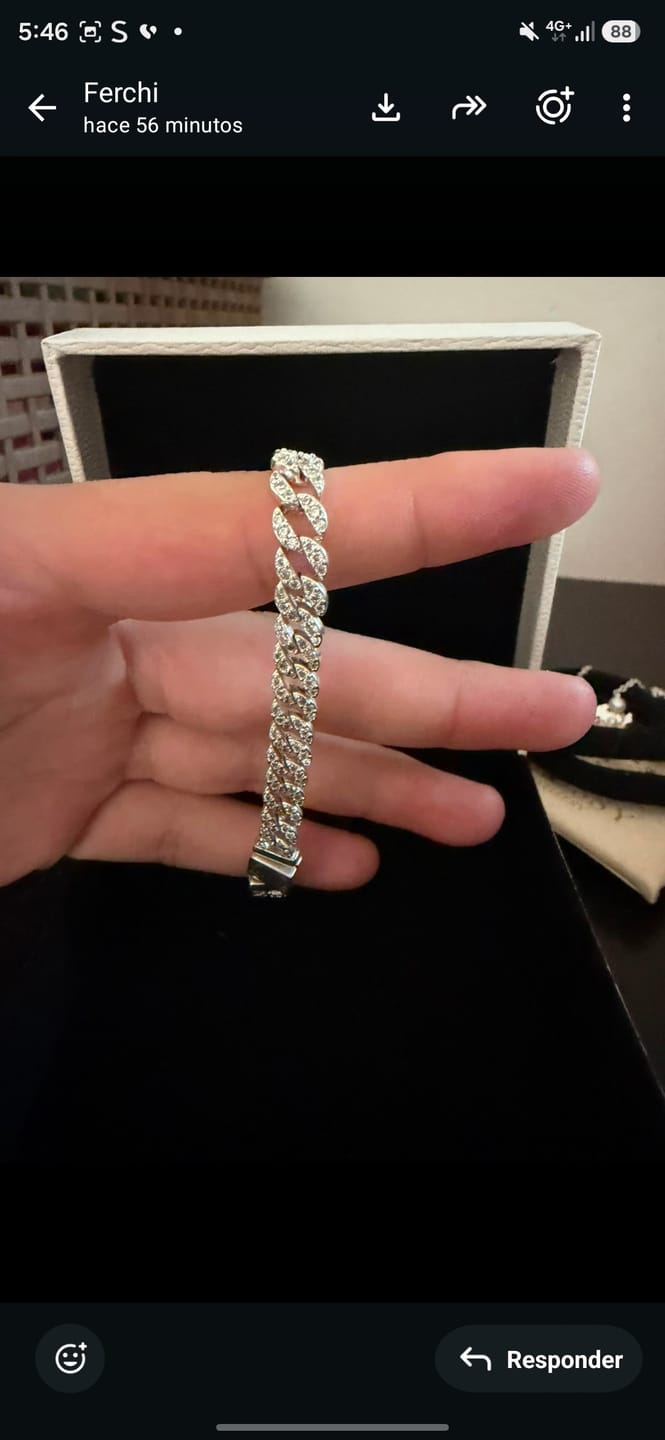 Customer photo review of PULSERA PANDORA TENIS TIMELESS PAVE BRILLANTE PLATA + KIT DE REGALO